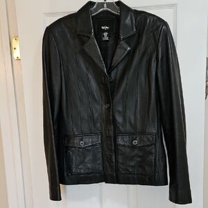 Mossimo Supply Co. Women's Black Leather Jacket